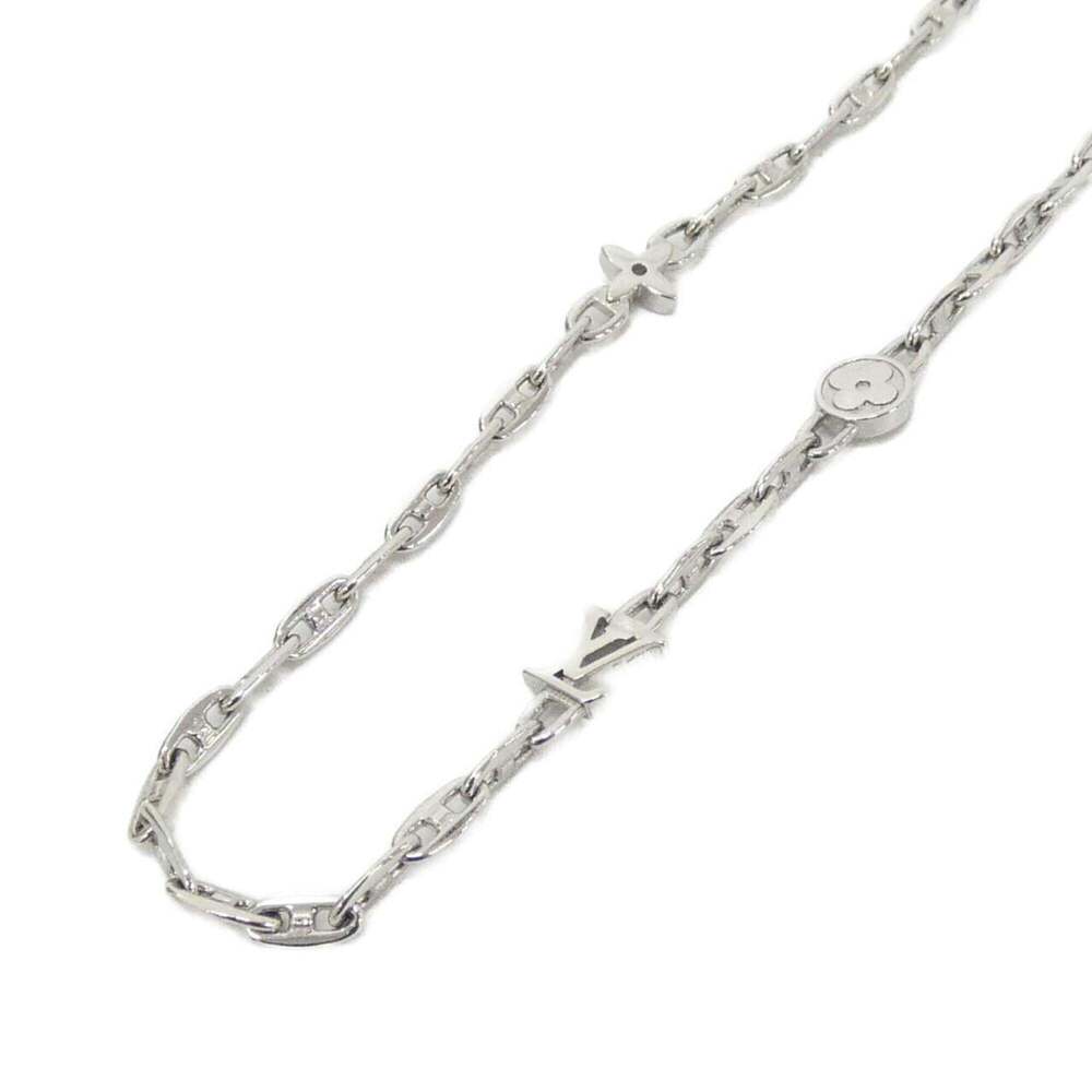 LOUIS VUITTON Silver Necklace - Picture 3 of 5